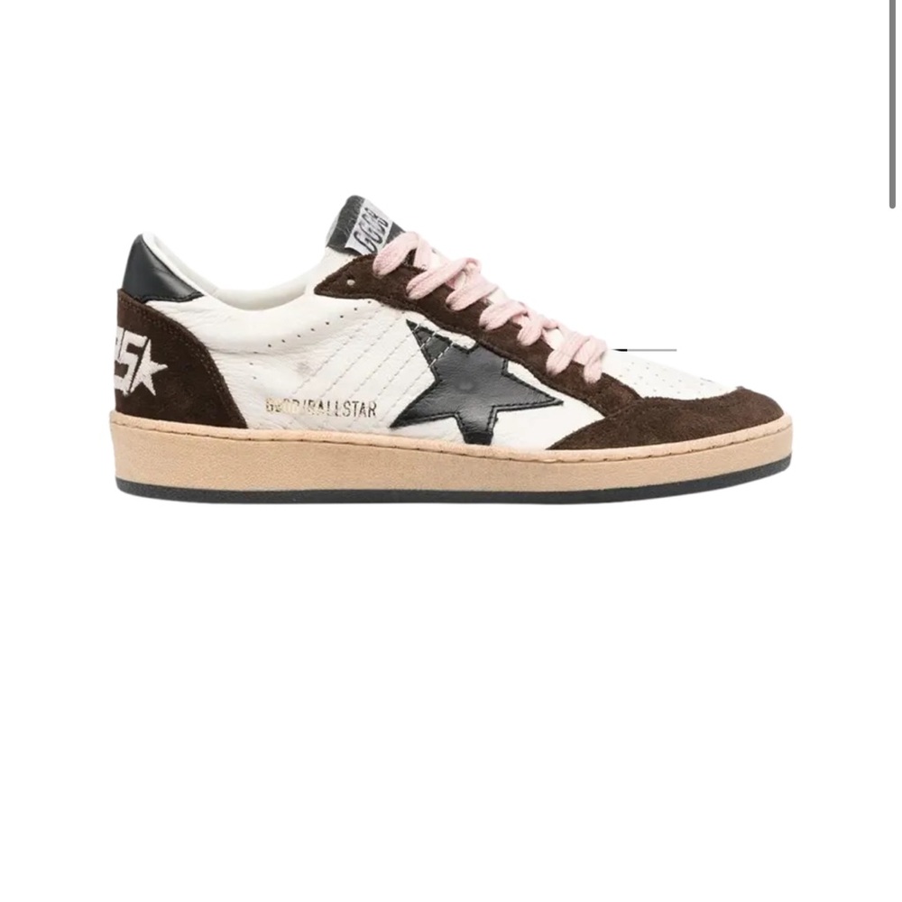 Golden Goose Ballstar - Pink and Brown